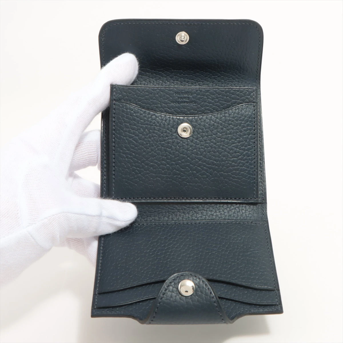 HERMES エルメス ソワクール コインケース コンパクトウォレット ネイビー 楽天市場】エルメス 二つ折り札入れ(小銭入れなし) シチズン
