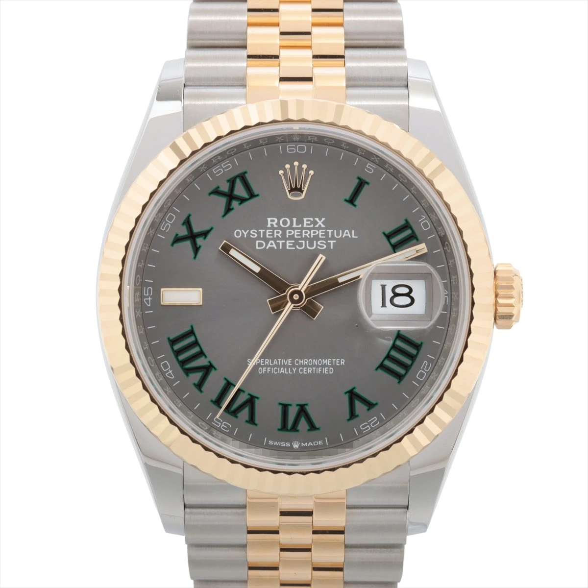 ロレックス デイトジャスト36 126233 ジュビリーブレスレット スレート