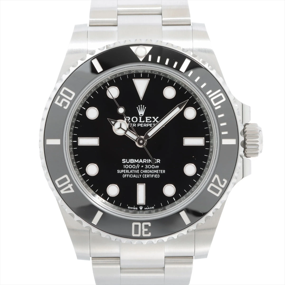 ロレックス サブマリーナ 124060 SS AT 黒文字盤 あまりごま3