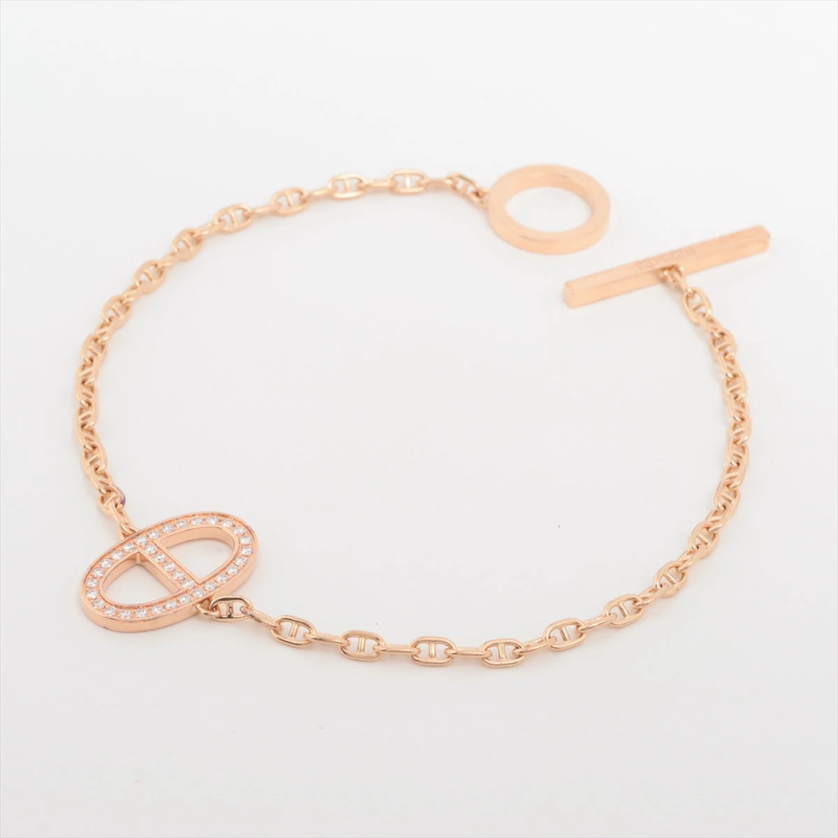 エルメス シェーヌダンクル コントゥール ダイヤ ブレスレット