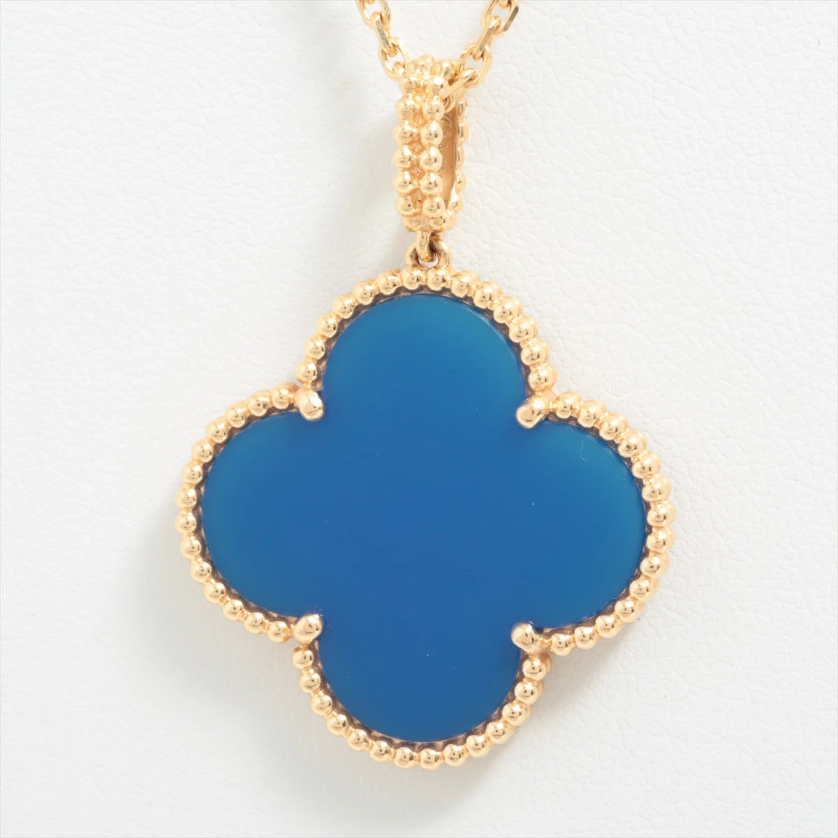 【保証書付き】【百貨店購入品】マジックアルハンブラ　ネックレス　アゲート Van Cleef & Arpels ヴァンクリーフ＆アーペル マジック
