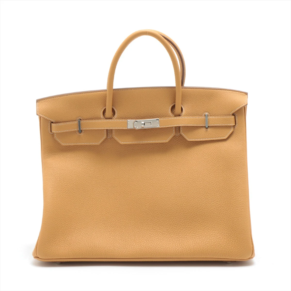 エルメス バーキン40 トゴ ナチュラルサブレ シルバー金具 B