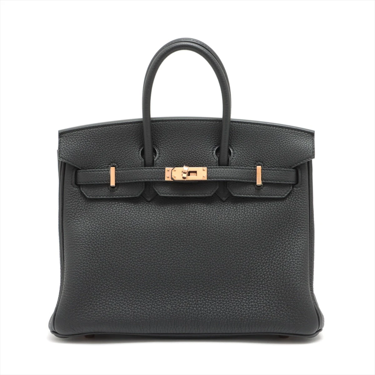 エルメス バーキン25 トゴ ブラック ローズゴールド金具 U:2022年