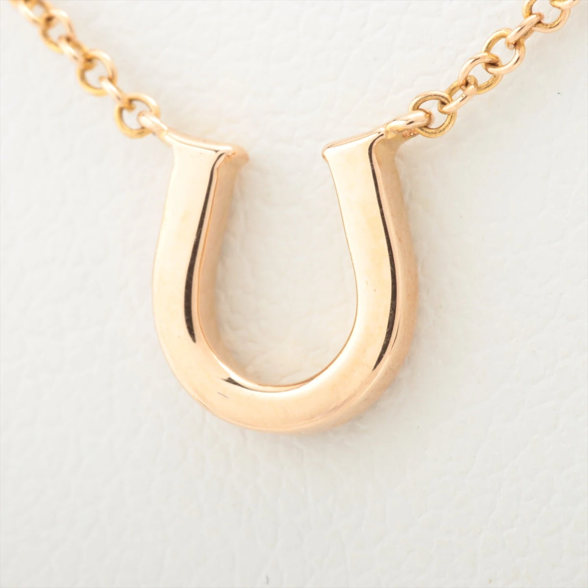 ティファニー ホースシュー ダイヤ ネックレス 750(PG) 2.0g