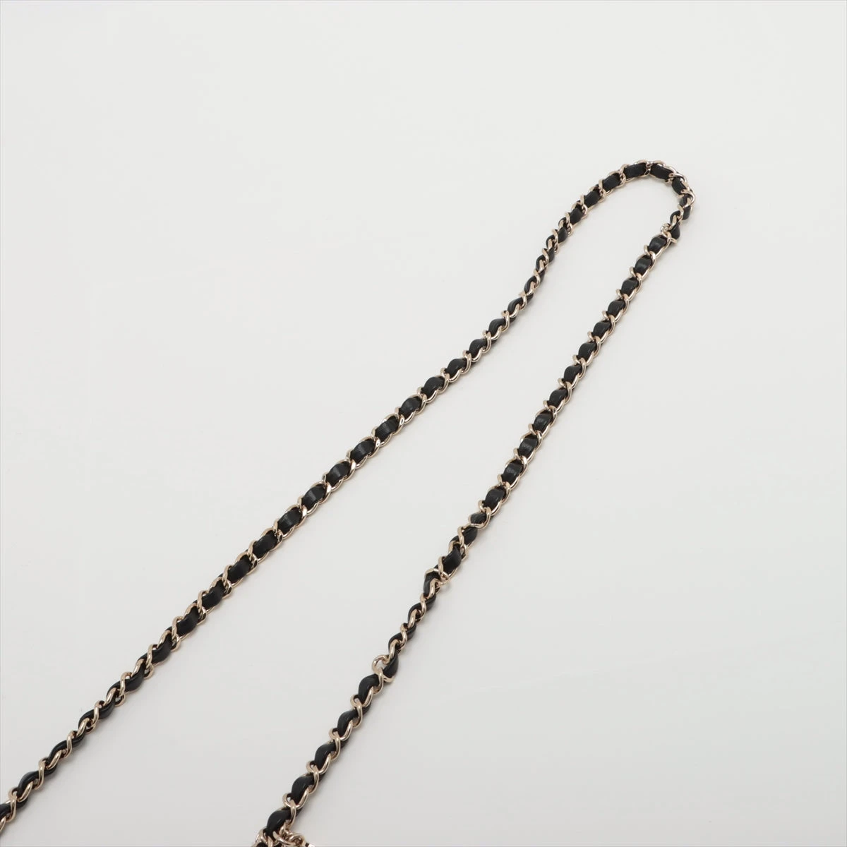 シャネル カメリア ツイード×レザー チェーンショルダーバッグ