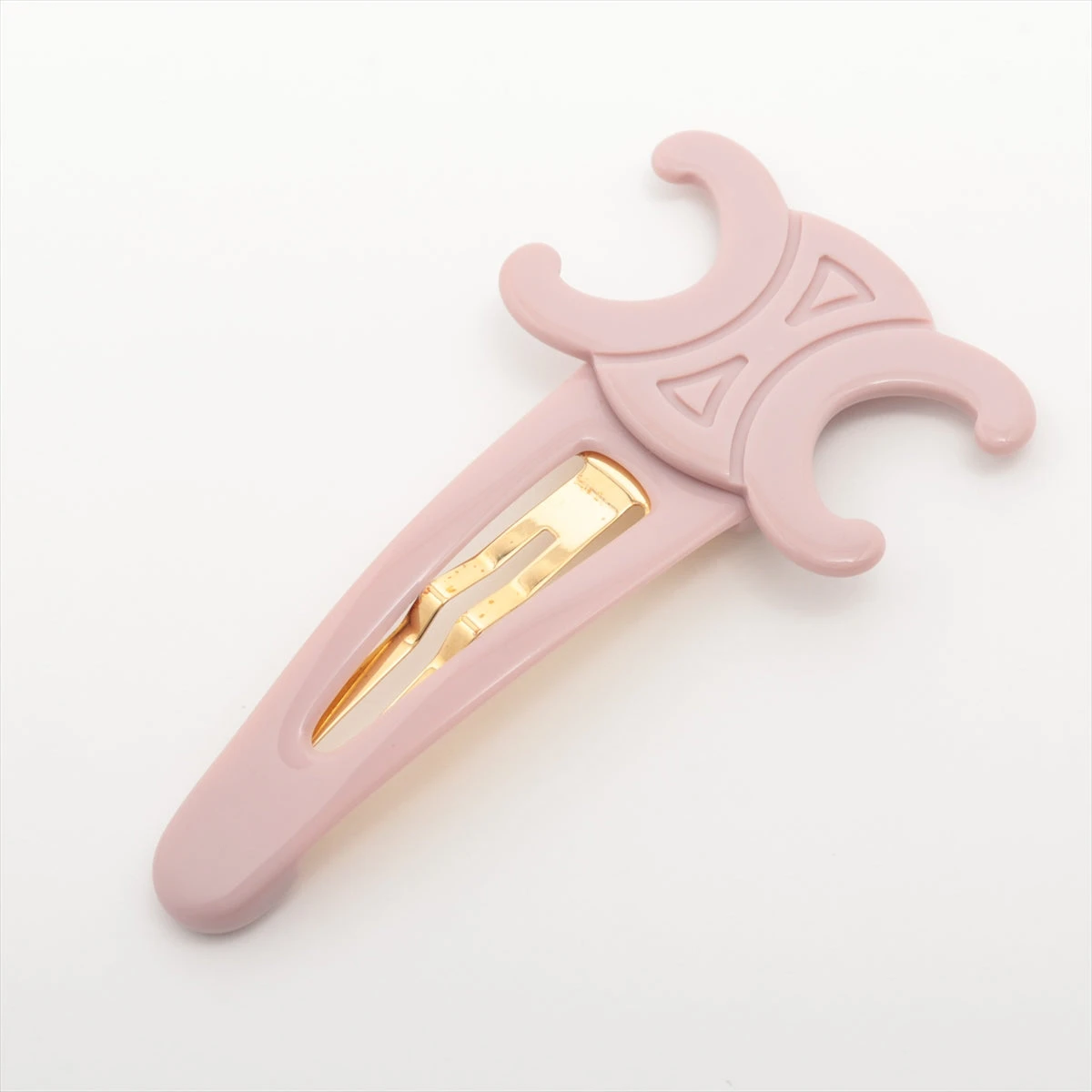 セリーヌ トリオンフ ヘアアクセサリー｜ピンク｜中古ブランド品