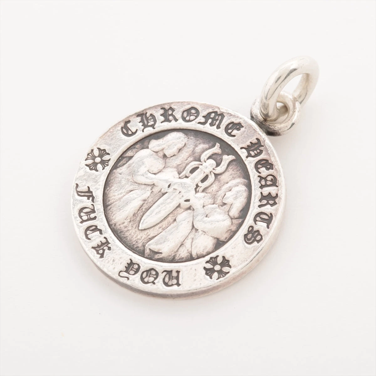 クロムハーツ　ペンダント　エンジェルv1 クロムハーツ（Chrome Hearts）ペンダント エンジェル メダル