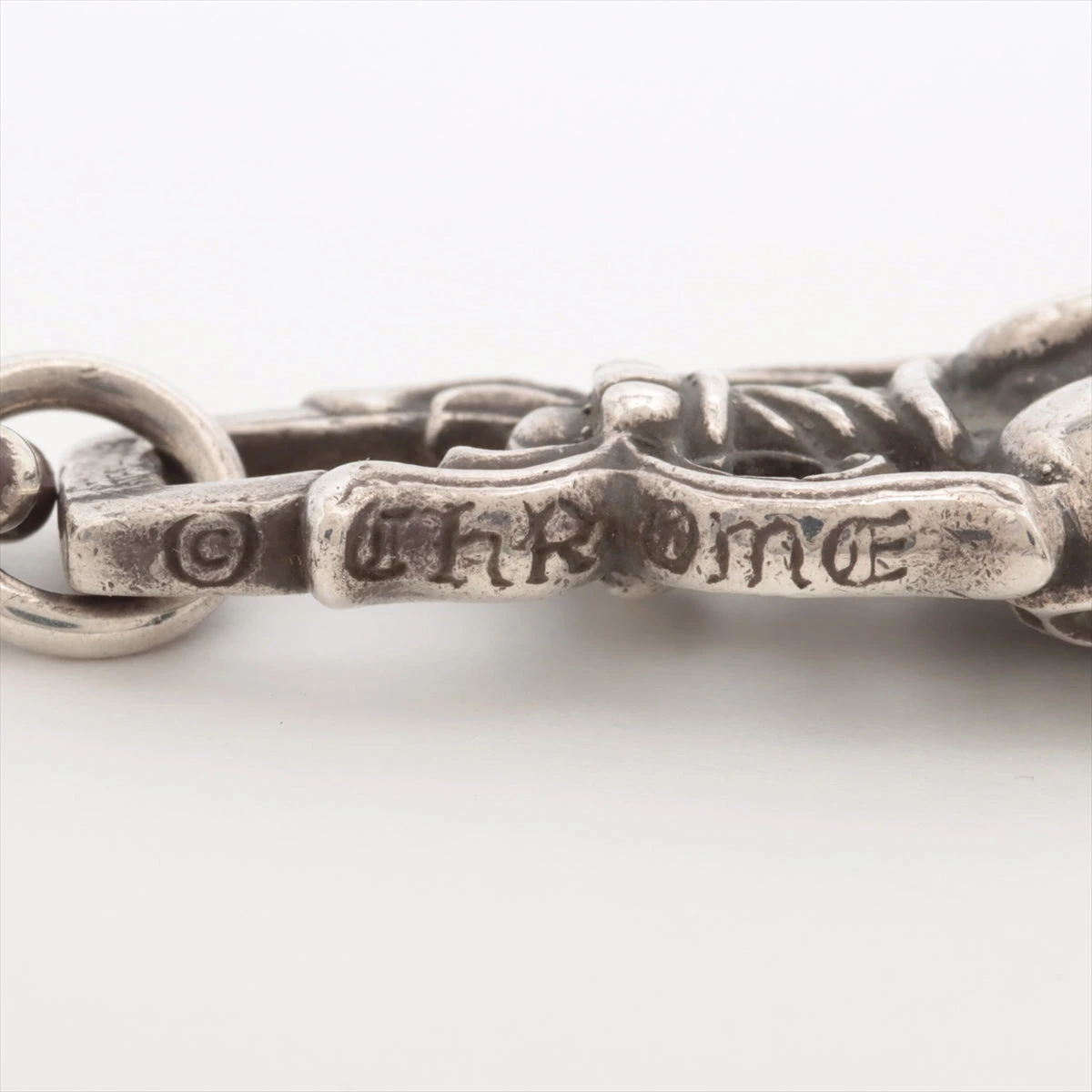 クロムハーツ ダガーハート ネックレス 925 18.5g 社外マルカン付