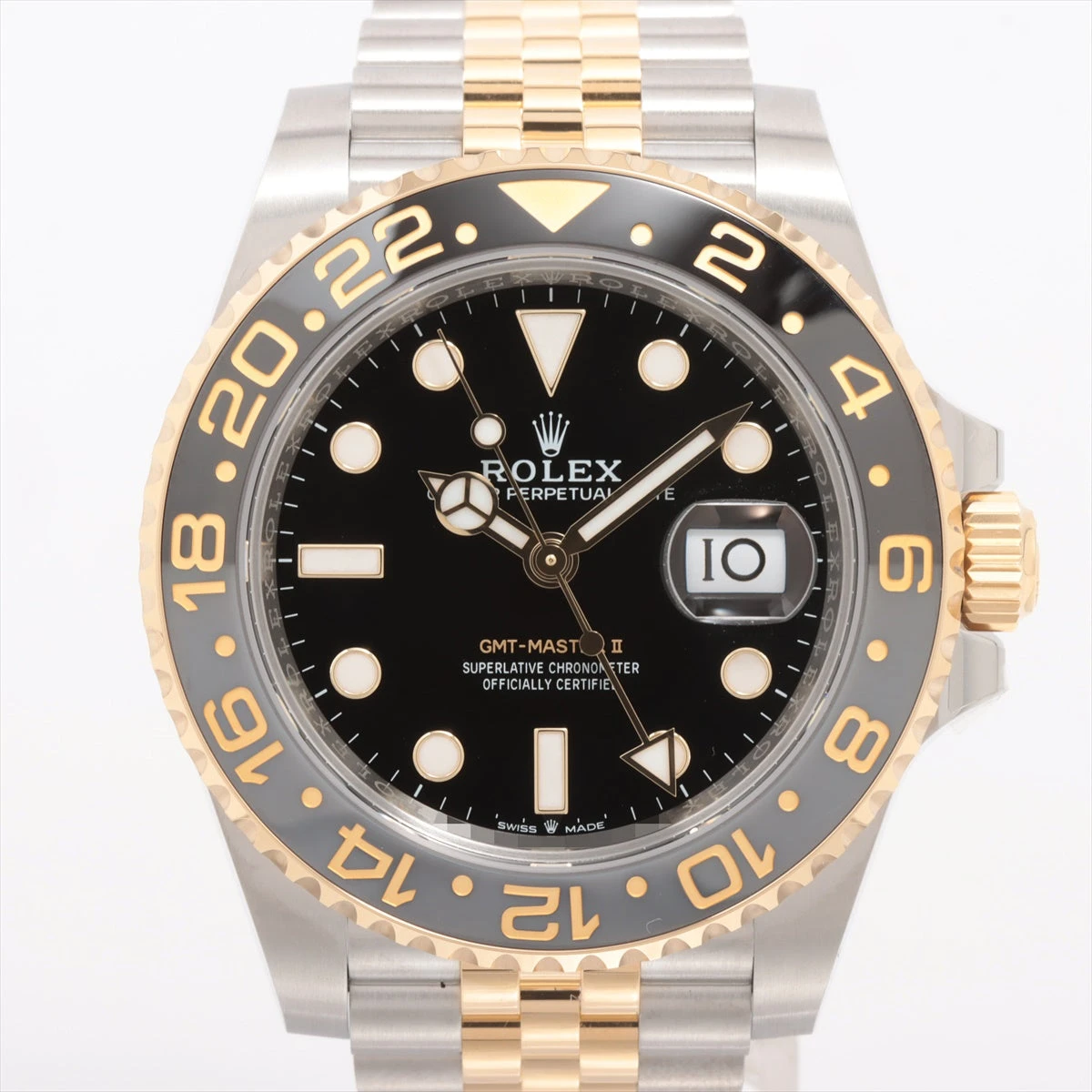 ロレックス GMTマスターⅡ 126713GRNR SS×YG AT 黒文字盤 あまりごま3