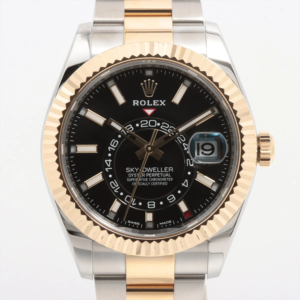 ロレックス スカイドゥエラー 326933 オイスターブレスレット 黒 バー