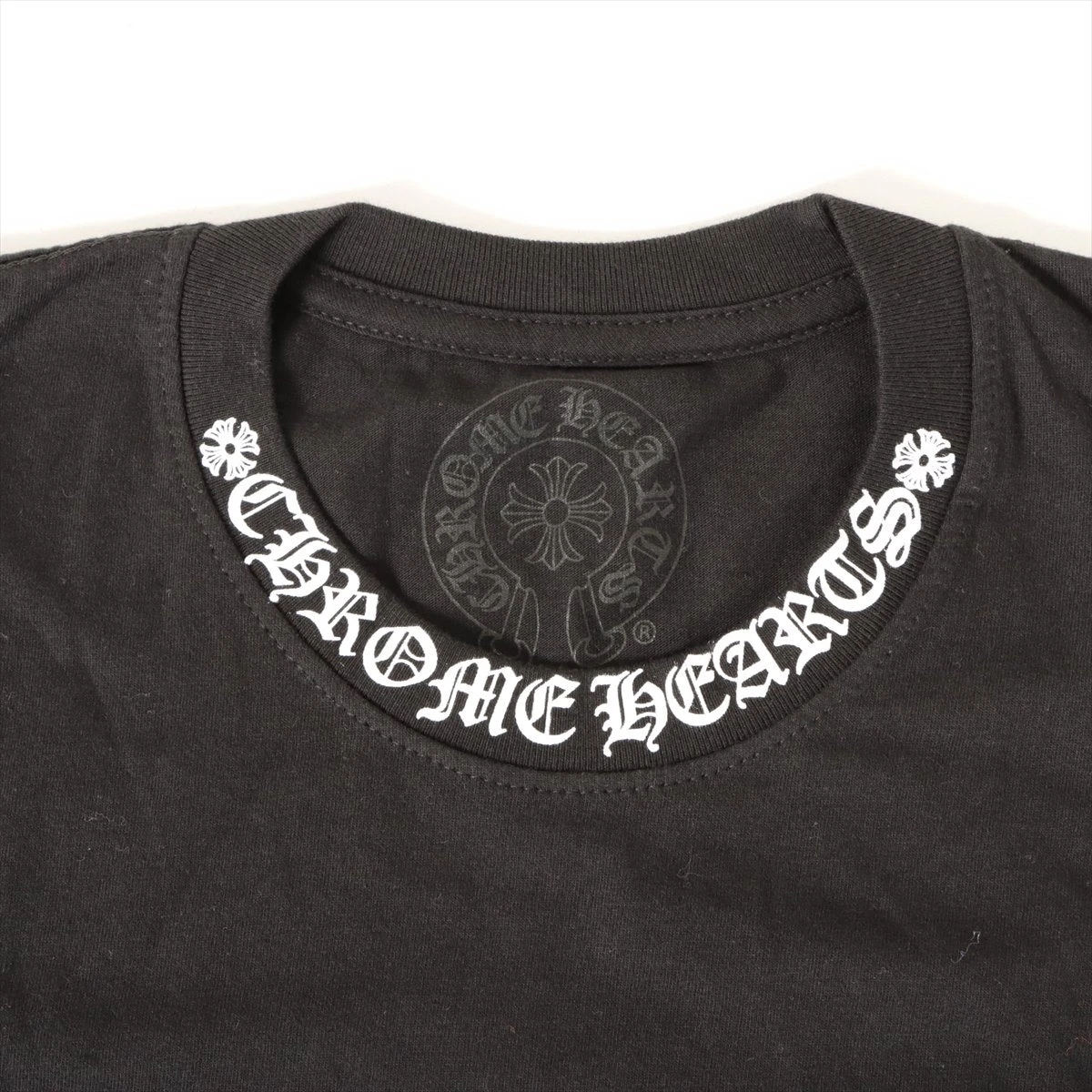 クロムハーツ Tシャツ　s 古着 クロムハーツ Tシャツ コットン サイズXS ブラック AH018736