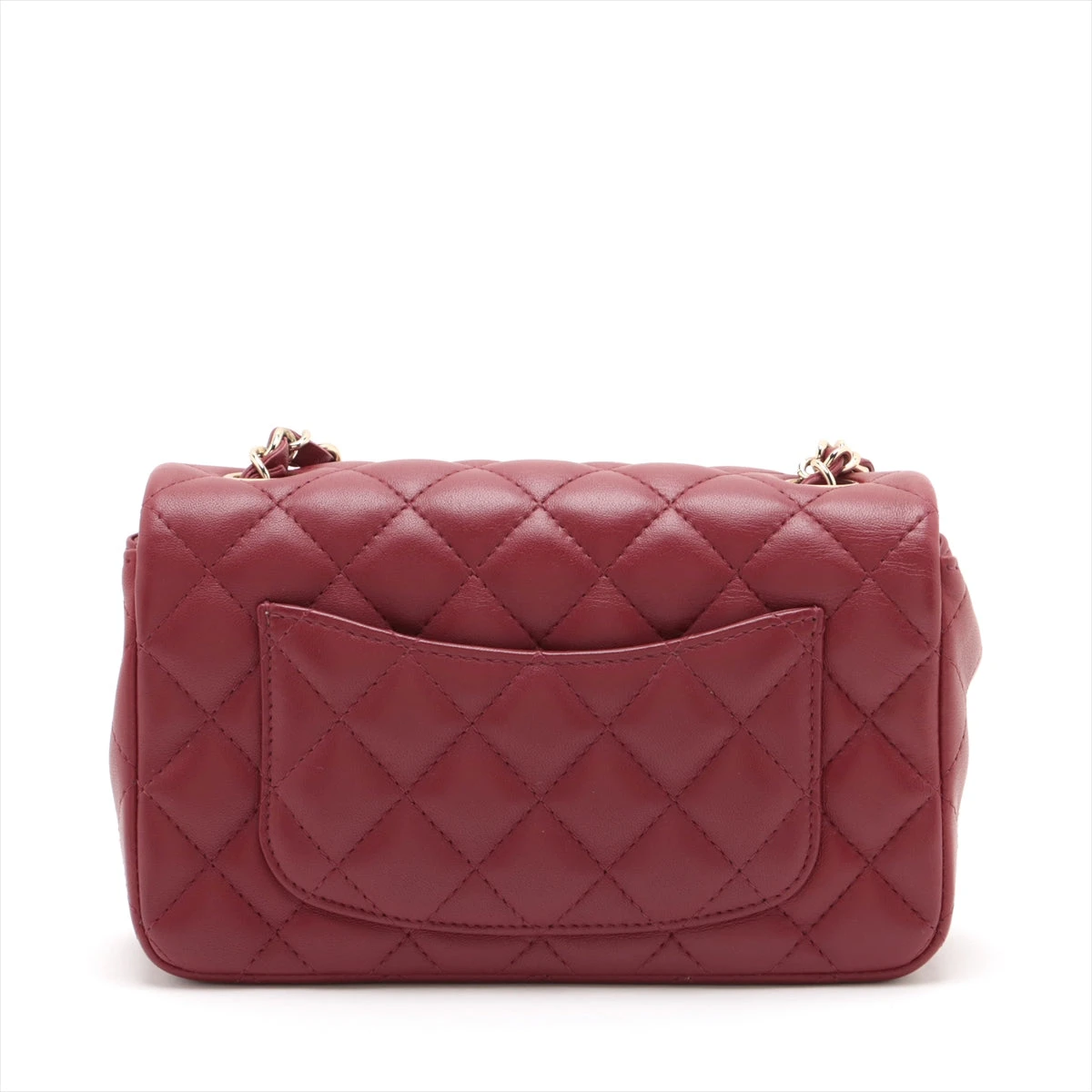 CHANEL★シャネル 中マトラッセシングル ラムスキン Aランク シャネル マトラッセ キャビアスキン シングルフラップ シングル