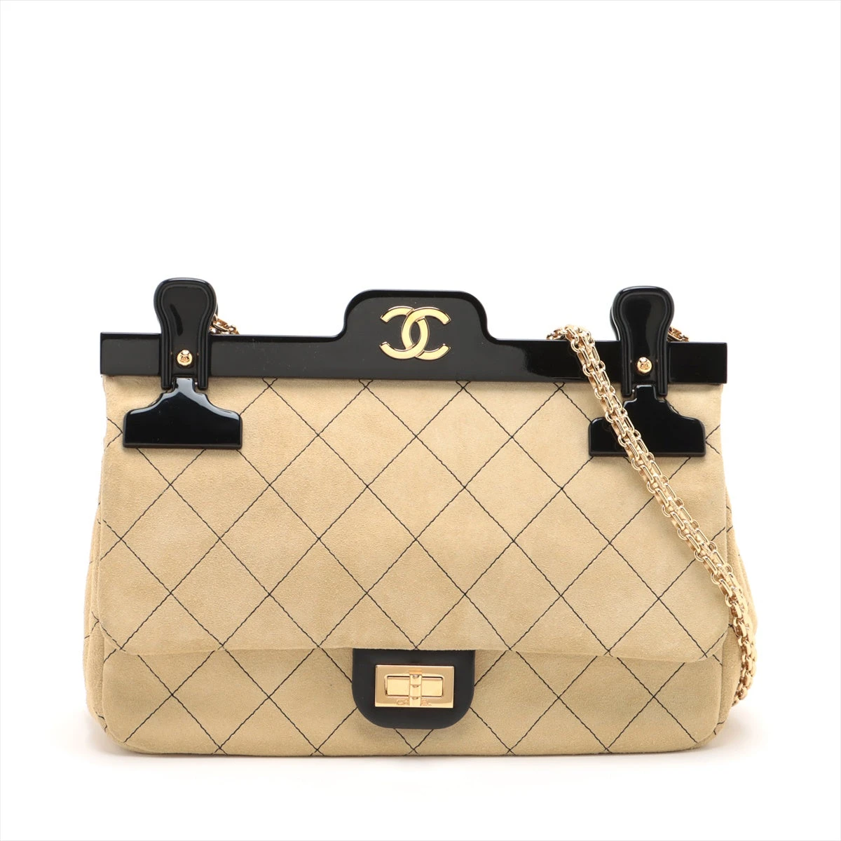 CHANEL スエード マトラッセ チェーンバッグ シャネル マトラッセ スエード チェーンショルダーバッグ