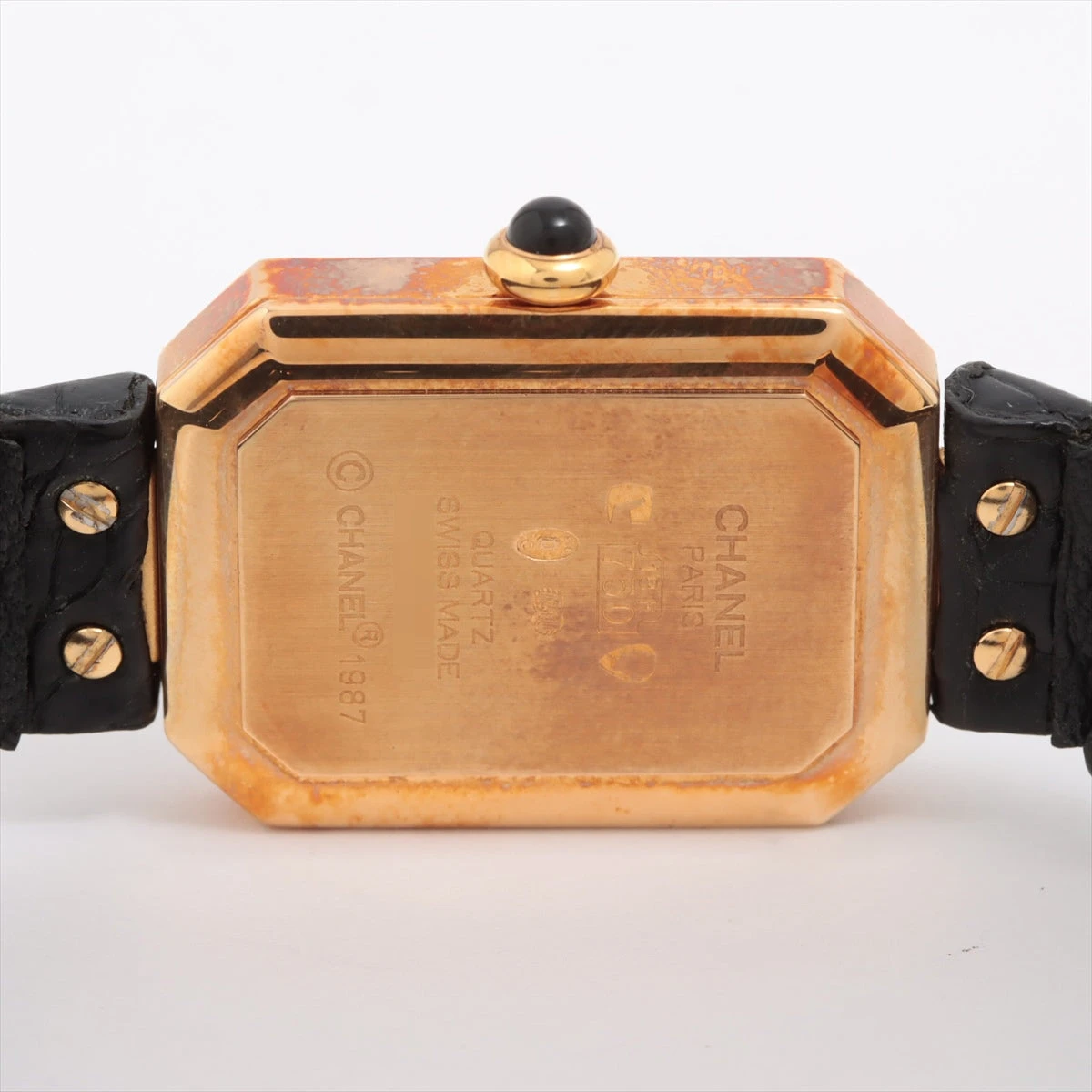 シャネル プルミエール H0094 YG×革 QZ 黒文字盤 A2328755｜中古