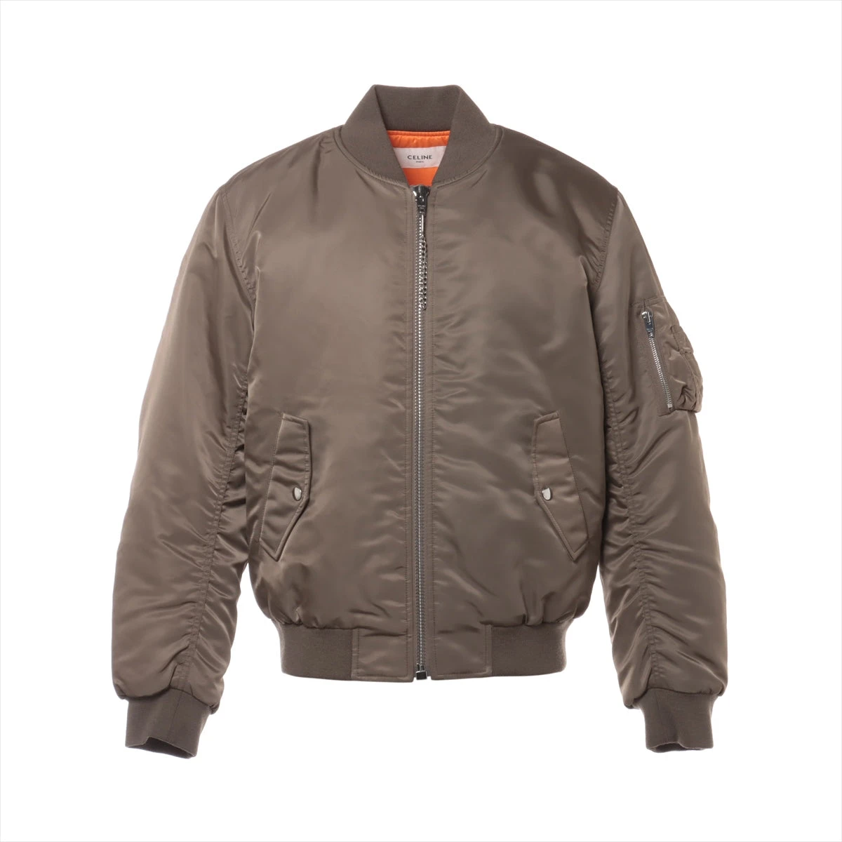セリーヌ 23SS ポリエステル×ナイロン 中綿ジャケット 48 メンズ