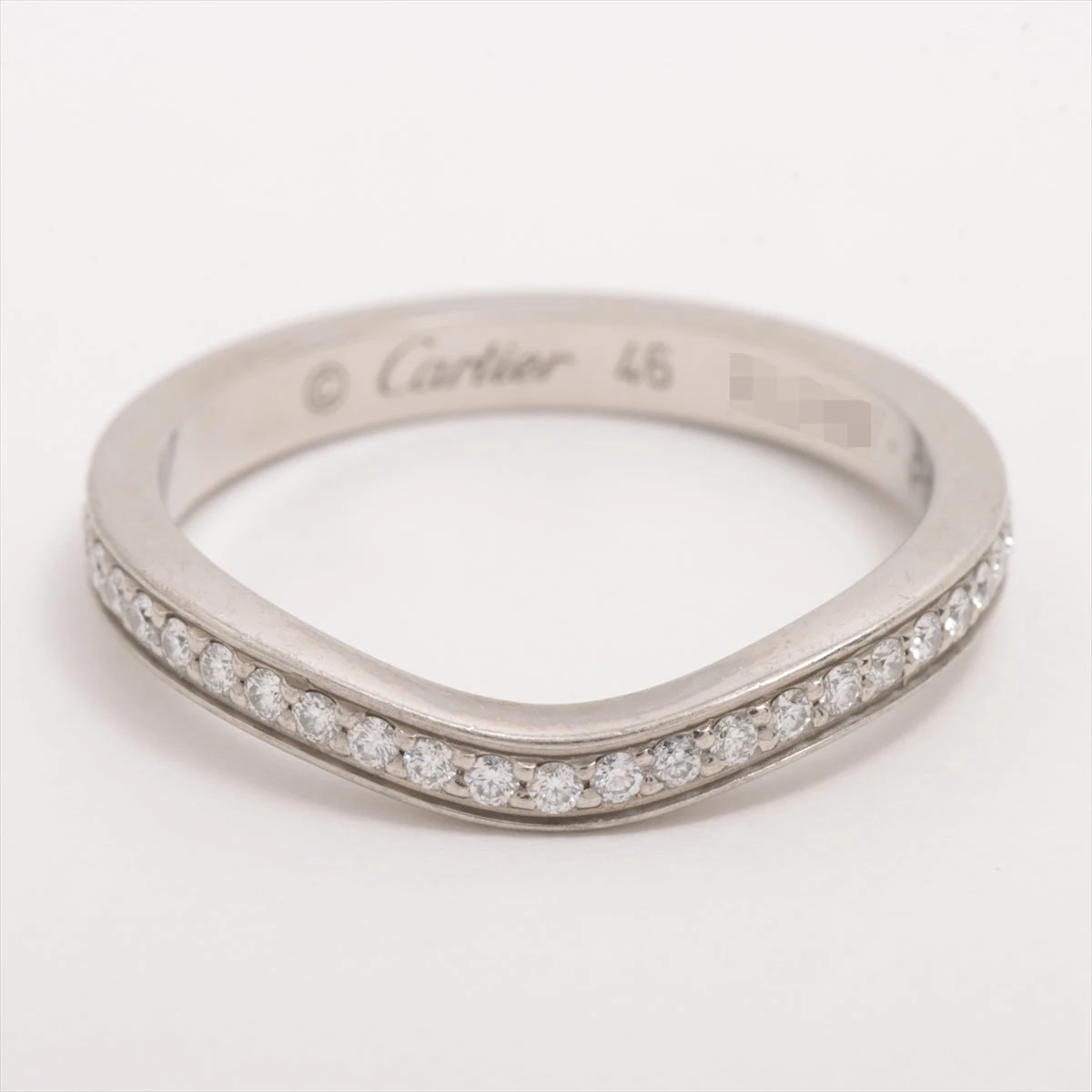 ⭐︎Cartier⭐︎バレリーナカーブ ハーフエタニティダイヤモンド　♯51サイズ ⭐︎Cartier⭐︎バレリーナカーブ ハーフエタニティダイヤモンド