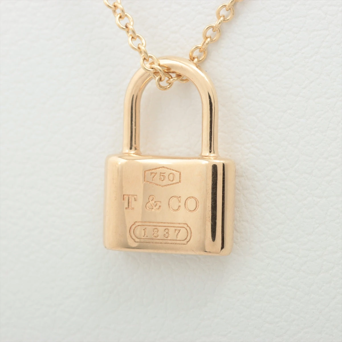 ティファニー ロック ネックレス 750(YG) 3.7g A2521249｜中古ブランド