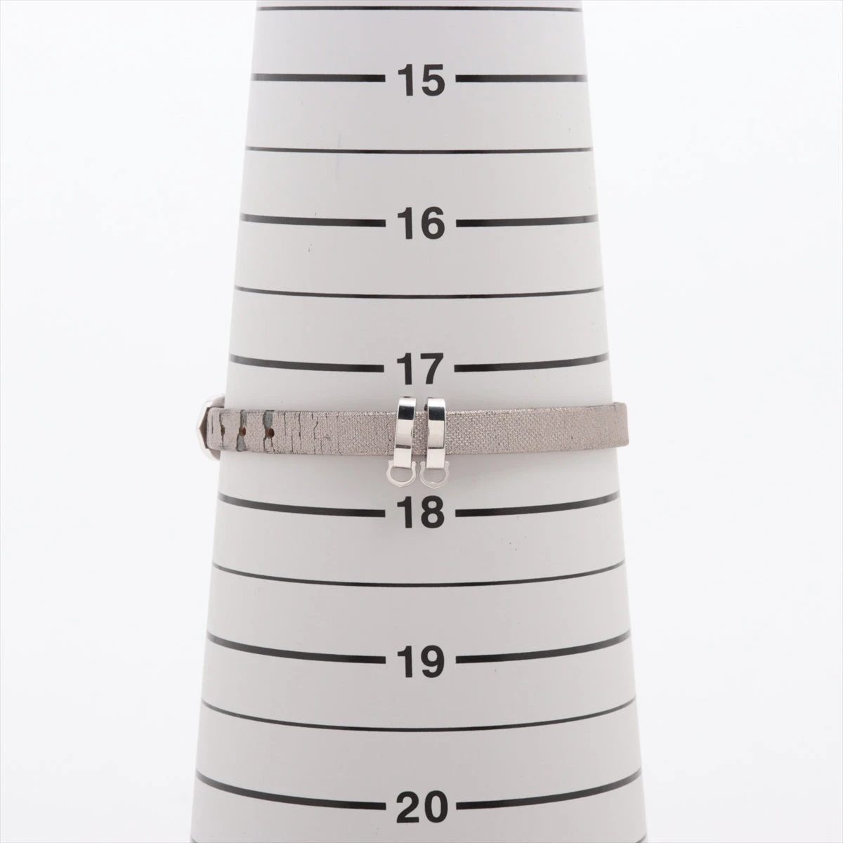 カルティエ レザーブレスレット 750(WG) 総5.9g A2524386｜中古