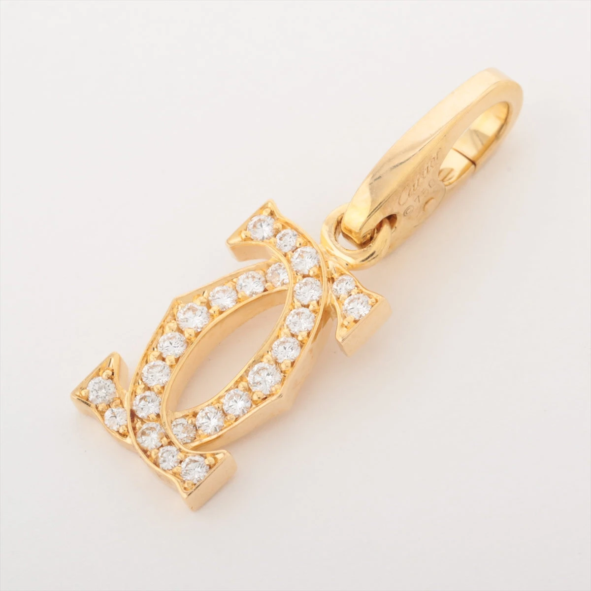 カルティエ 2C ダイヤ チャーム 750(YG) 2.2g A2485832｜中古ブランド  