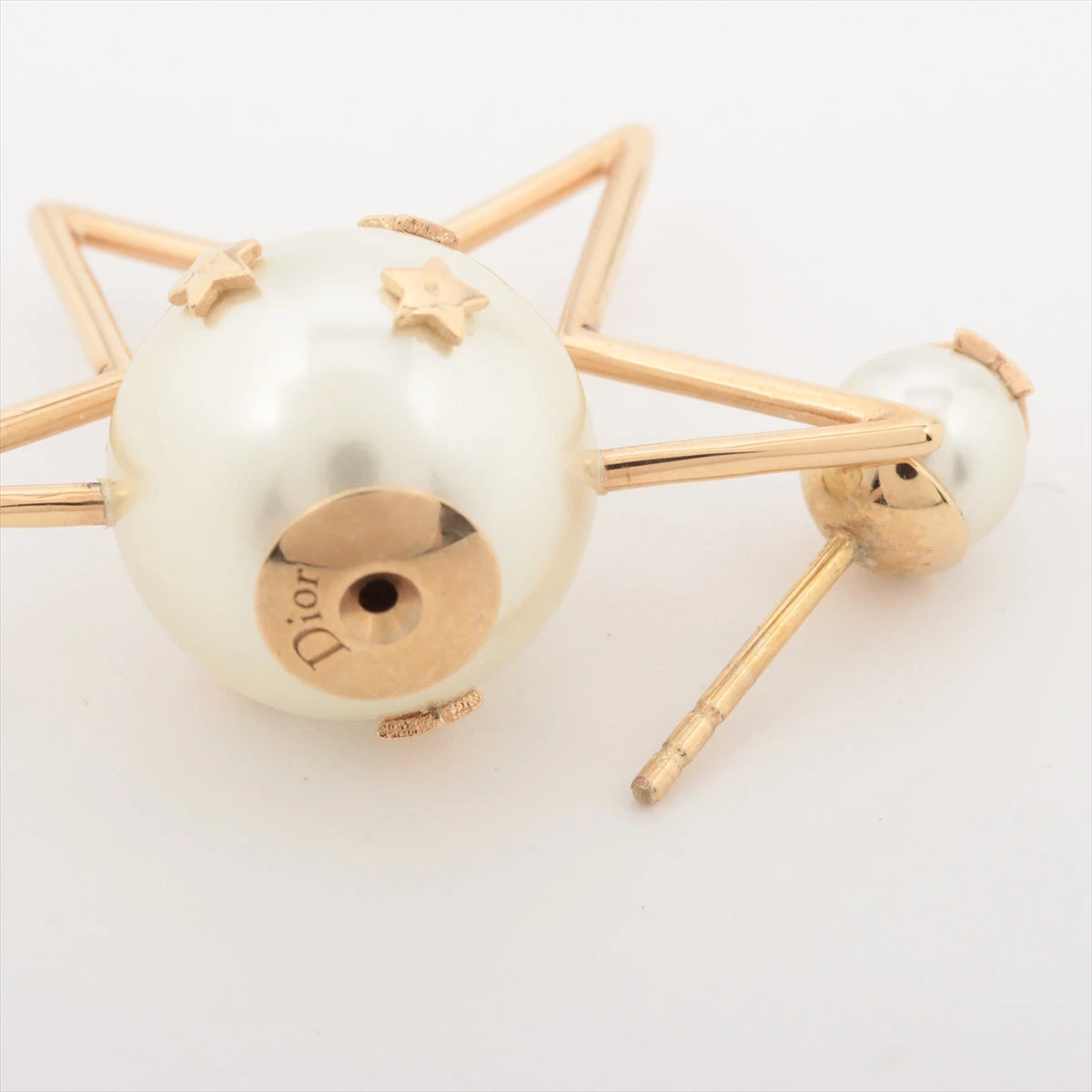 Dioディオール パール ピアス 片方のみ ディオール ピアス(両耳用 片方のみ) GP×フェイクパール