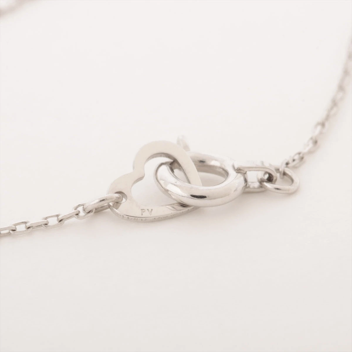 6/美品 ポンテヴェキオ Pt850×Pt999 ダイヤ計0.14 ネックレス 6/美品 ポンテヴェキオ Pt850×Pt999 ダイヤ計0.14 ネックレス