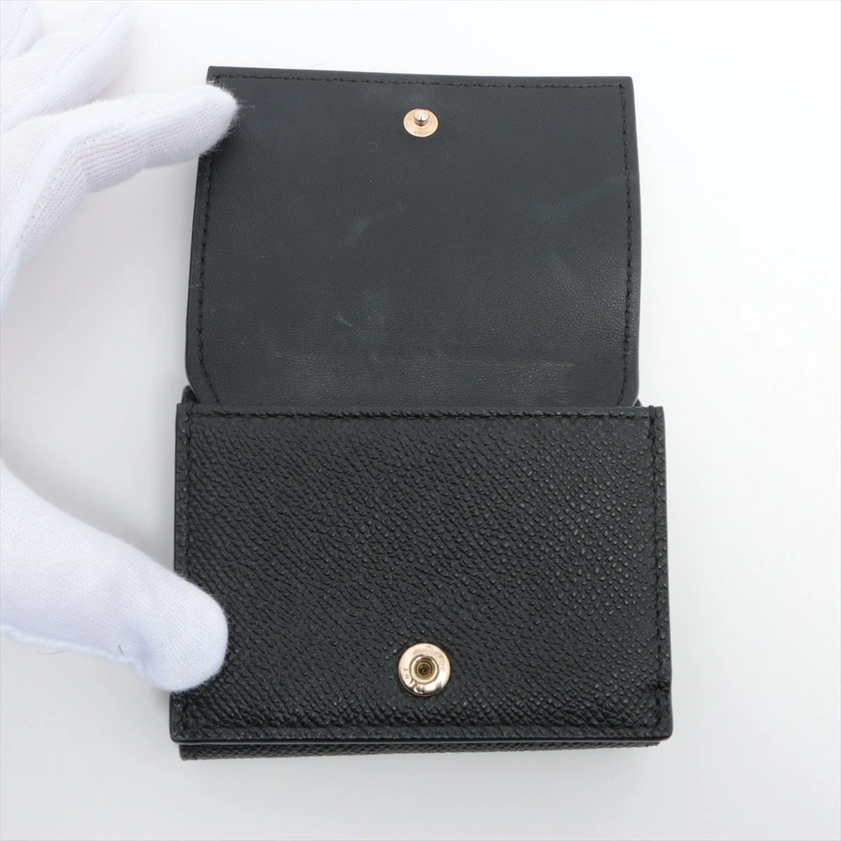 ディオール モンテーニュ レザー 財布 ブラック A2509389｜中古