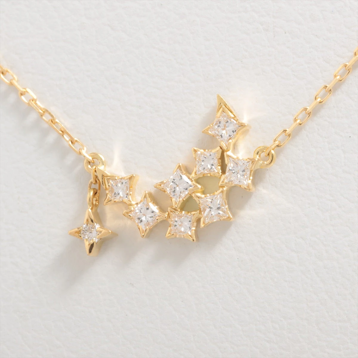 AHKAH】k18 スターリー ダイヤモンド ネックレス