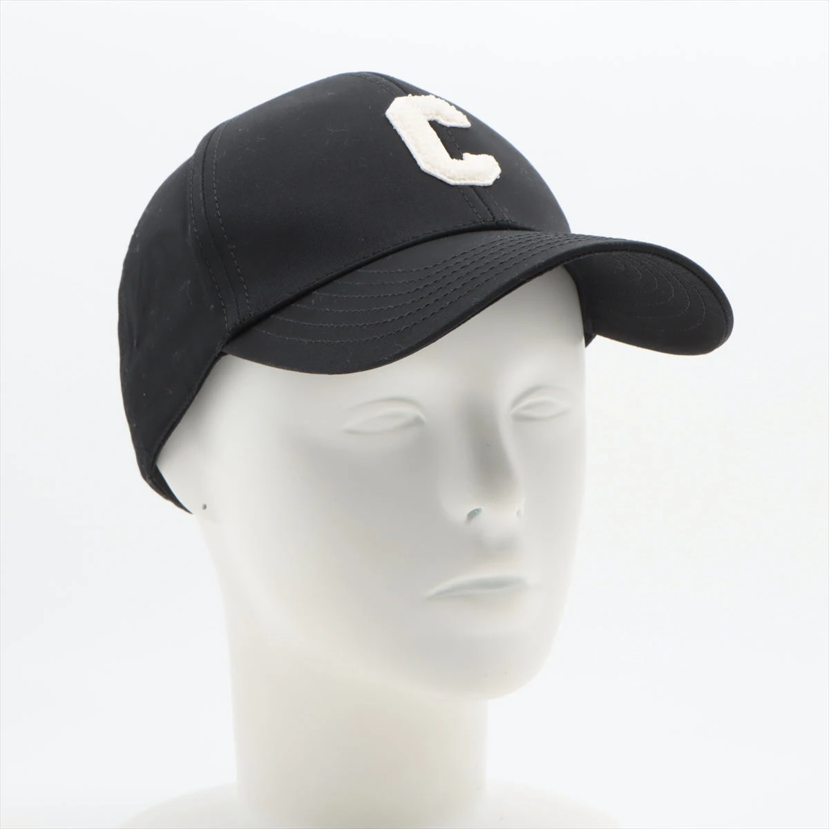 セリーヌ キャップ M コットン ブラック A2494860｜中古ブランド