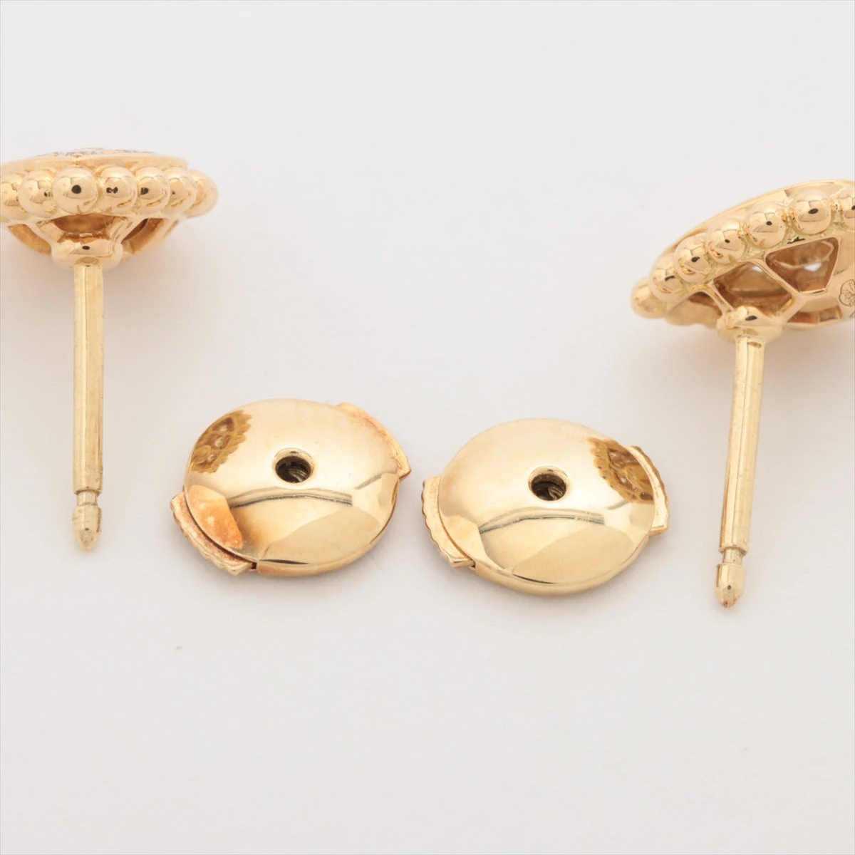 美品　ブシュロン セルパンボエム エクストラスモール ダイヤ ピアス　YG JCO00942 セルパンボエム（エクストラスモール）ダイヤ スタッズ