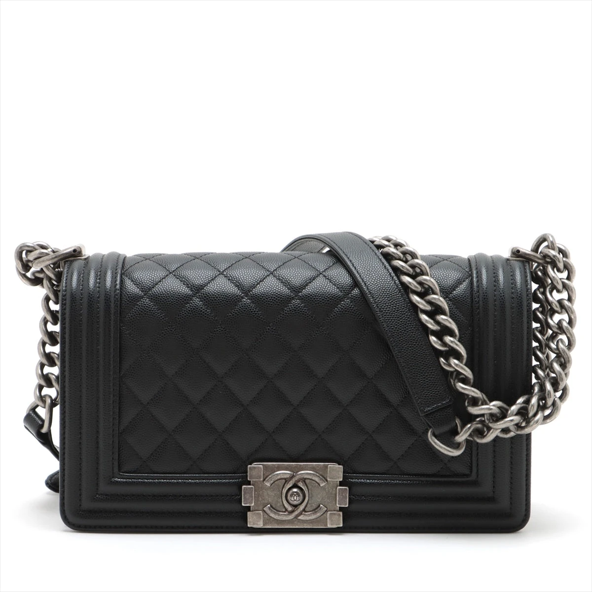 【25B☆新作登場】CHANEL ショルダーバッグ キャビアスキン 国内発送 CHANEL チェーンウォレット キャビアスキン シャネル
