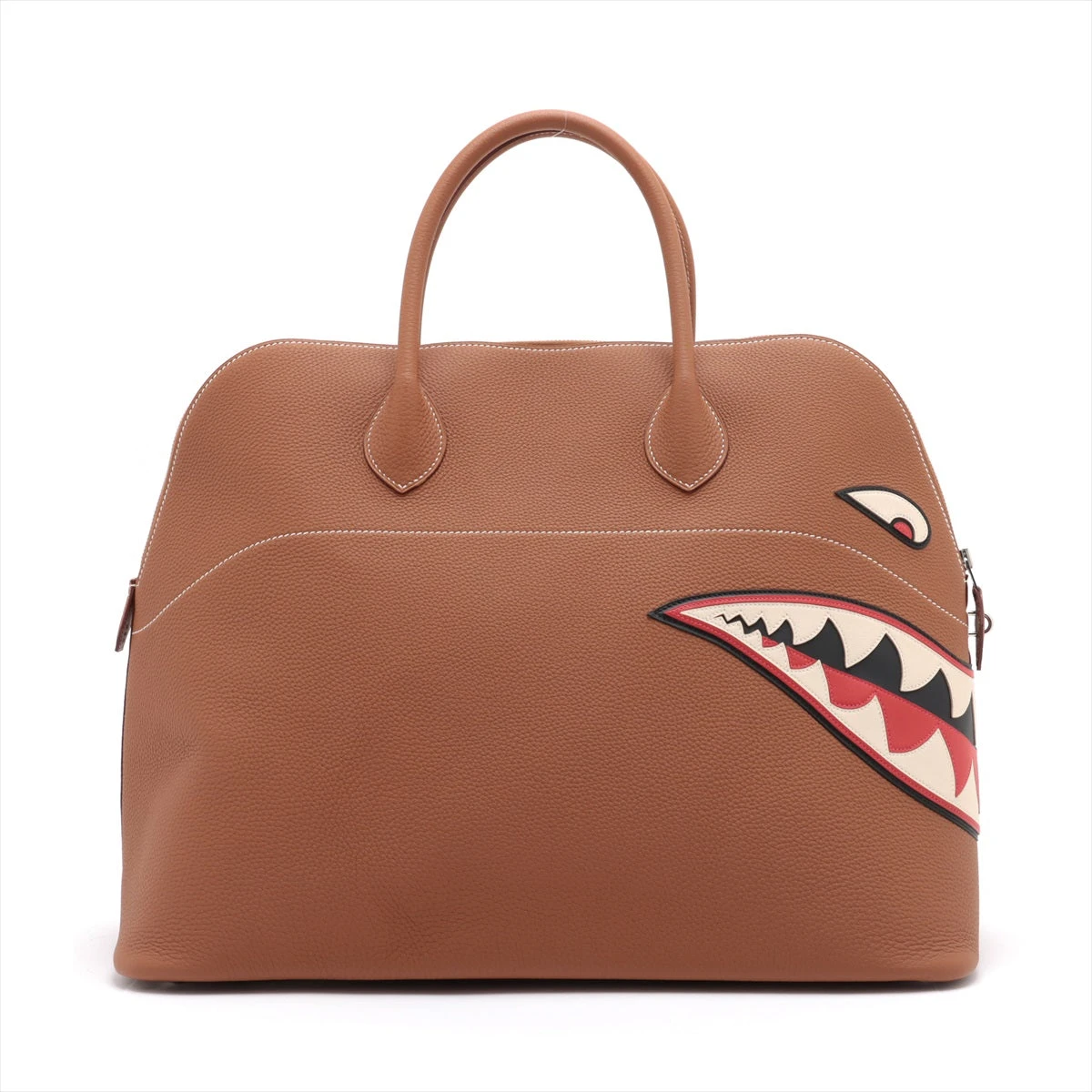 新品未使用 正規品エルメス HERMES ボリードシャーク チャーム ゴールド エルメス ボリードシャーク45 トゴ ゴールド シルバー金具 X