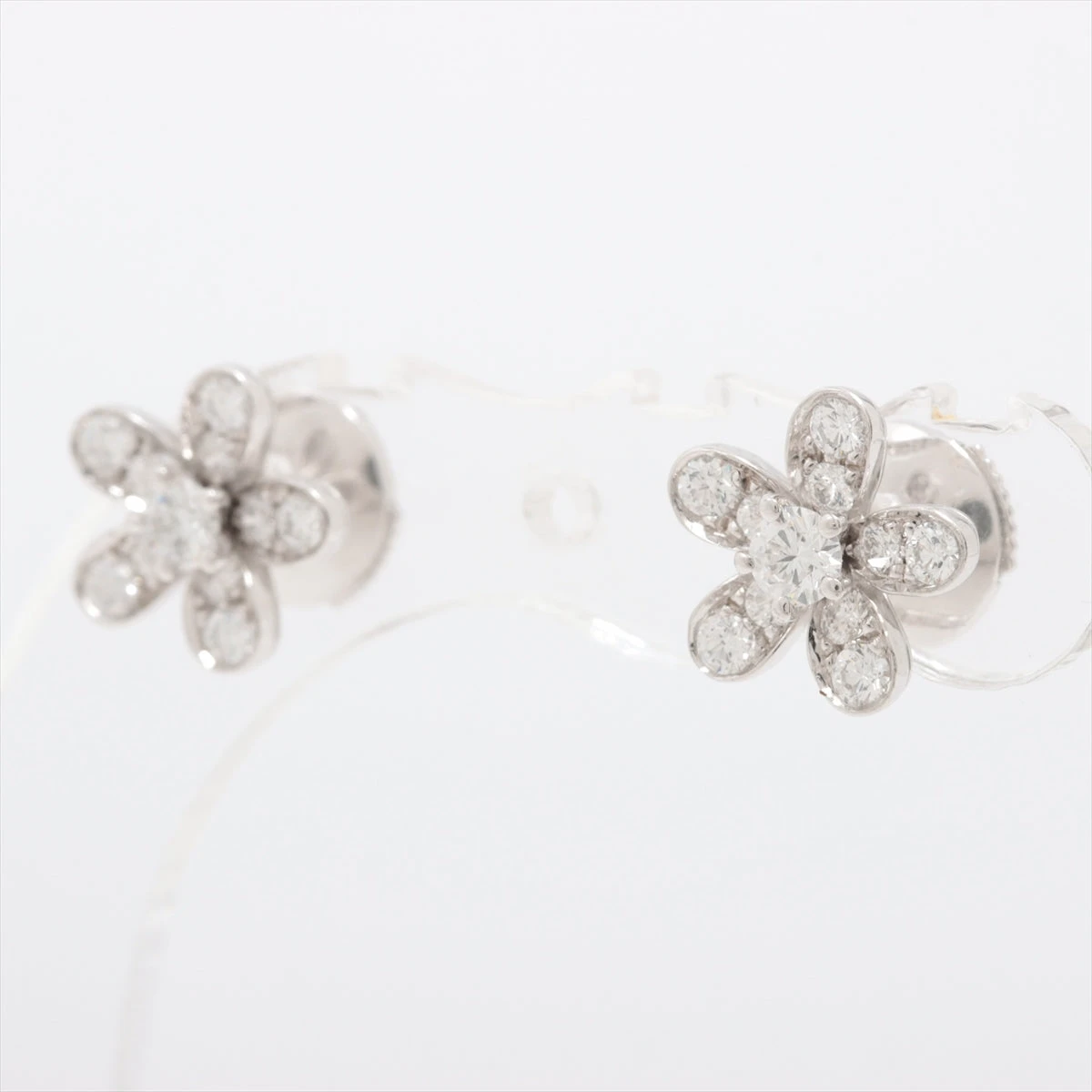 ヴァンクリーフ&アーペル ソクラテス ダイヤ ピアス 750(WG) 2.7g