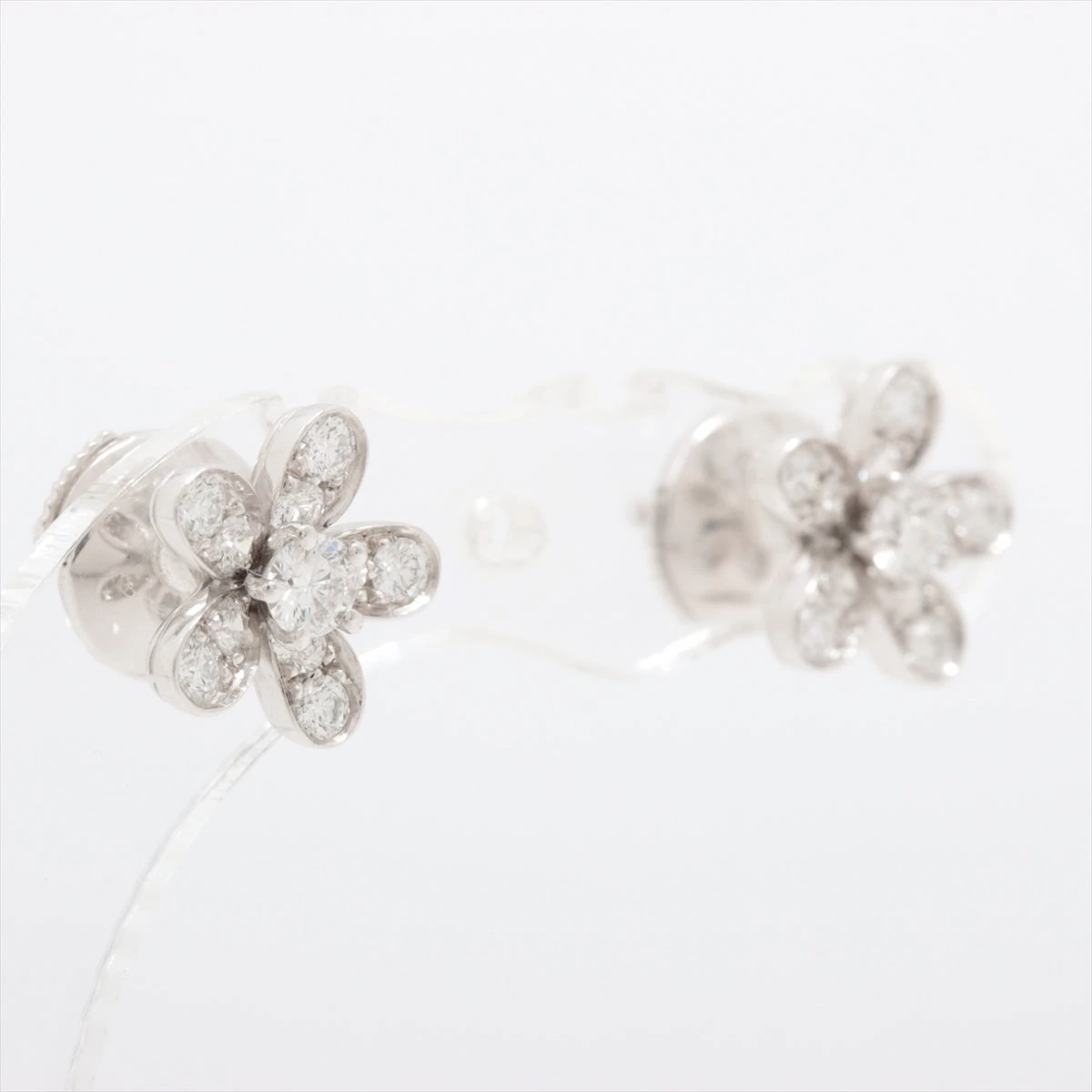 新品 ヴァンクリーフアンドアーペル K18YG×ダイヤモンド ソクラテス ピアス ヴァンクリーフ&アーペル ソクラテス ダイヤモンド ピアス 18金