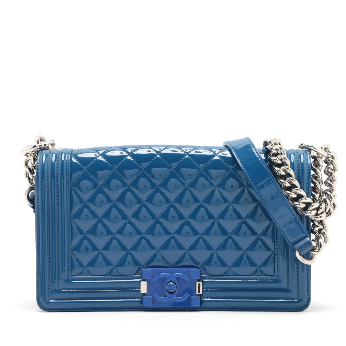 ⭐️CHANEL ボーイシャネル パテントレザー チェーントートバッグ BOY CHANEL シャネル チェーントートバッグ ボーイシャネル ココ