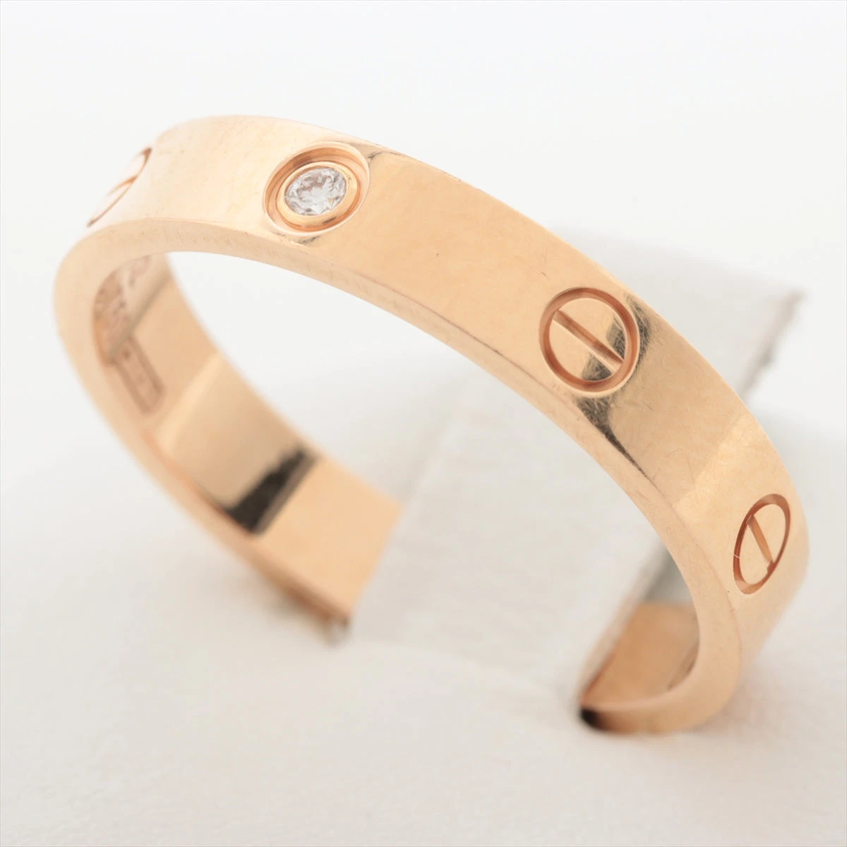 カルティエ ミニラブ 1P ダイヤ リング 750(YG) 5.4g 62 AP057127  