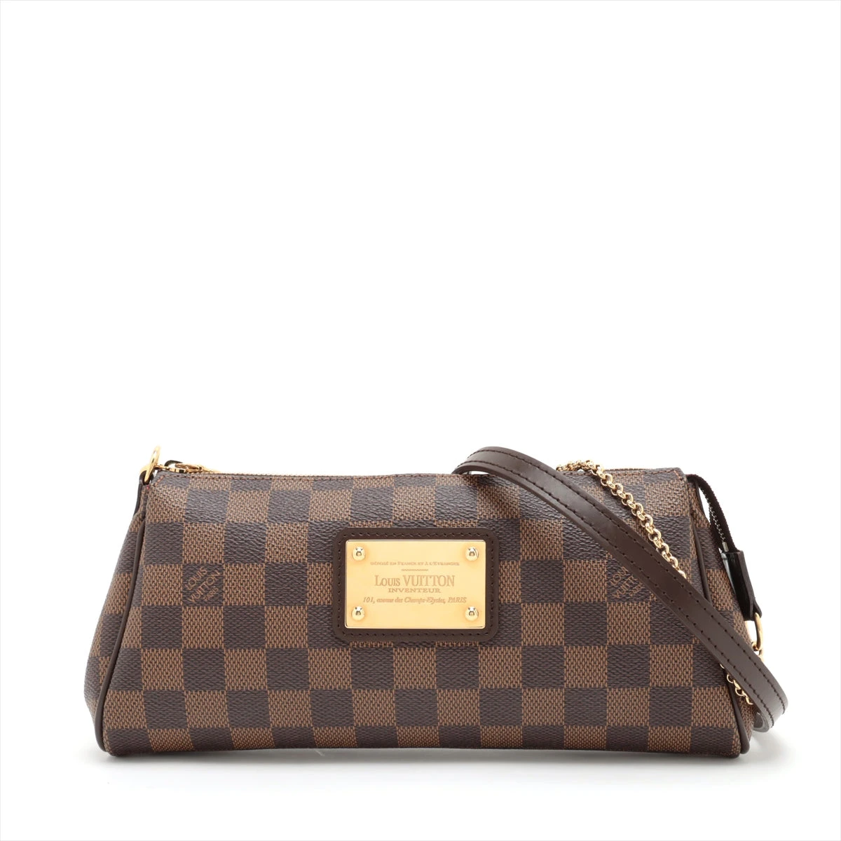 ルイヴィトン ショルダーバッグ ダミエ エヴァ N55213 エベヌレディース