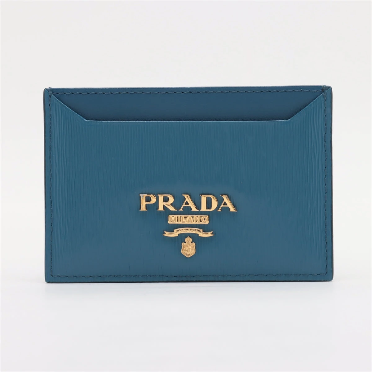 PRADA プラダ サフィアーノ レザー 名刺入れ カードケース ネイビー