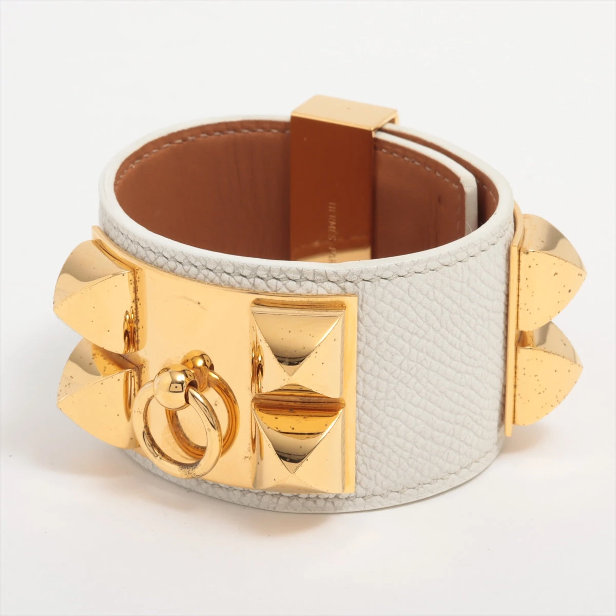 エルメス HERMES コリエドシアン ブレスレット ヴォーエプソン ゴールド