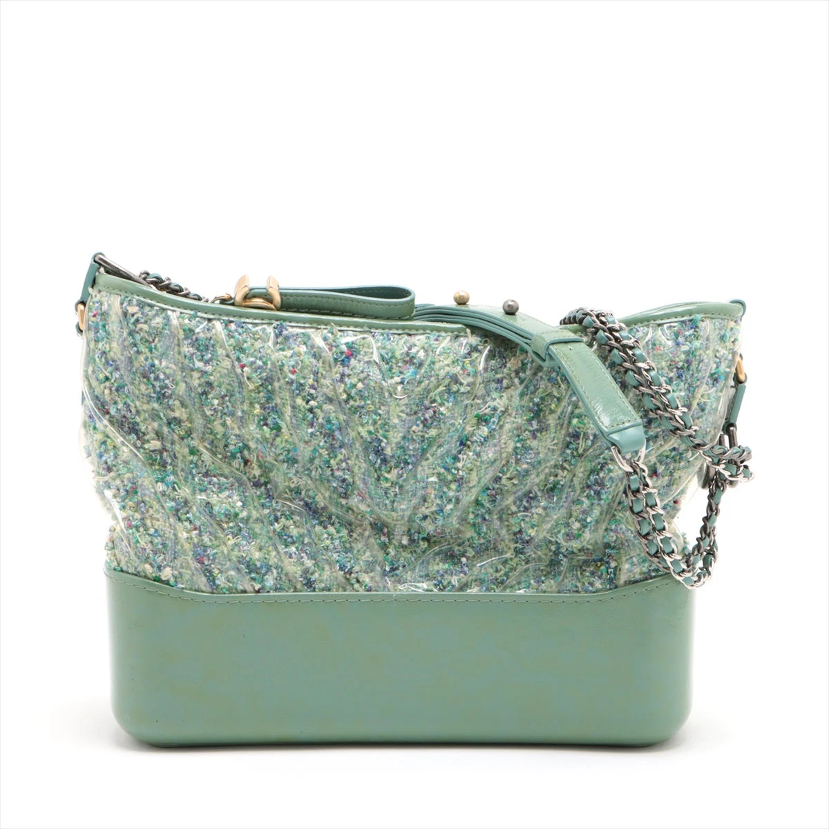 シャネル ガブリエル ドゥ シャネル ツイード×レザー チェーン