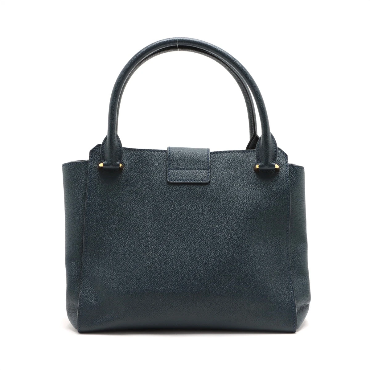 美品【バーバリー】レザートートバッグ ネイビー 2way 6772ae8600965.webp