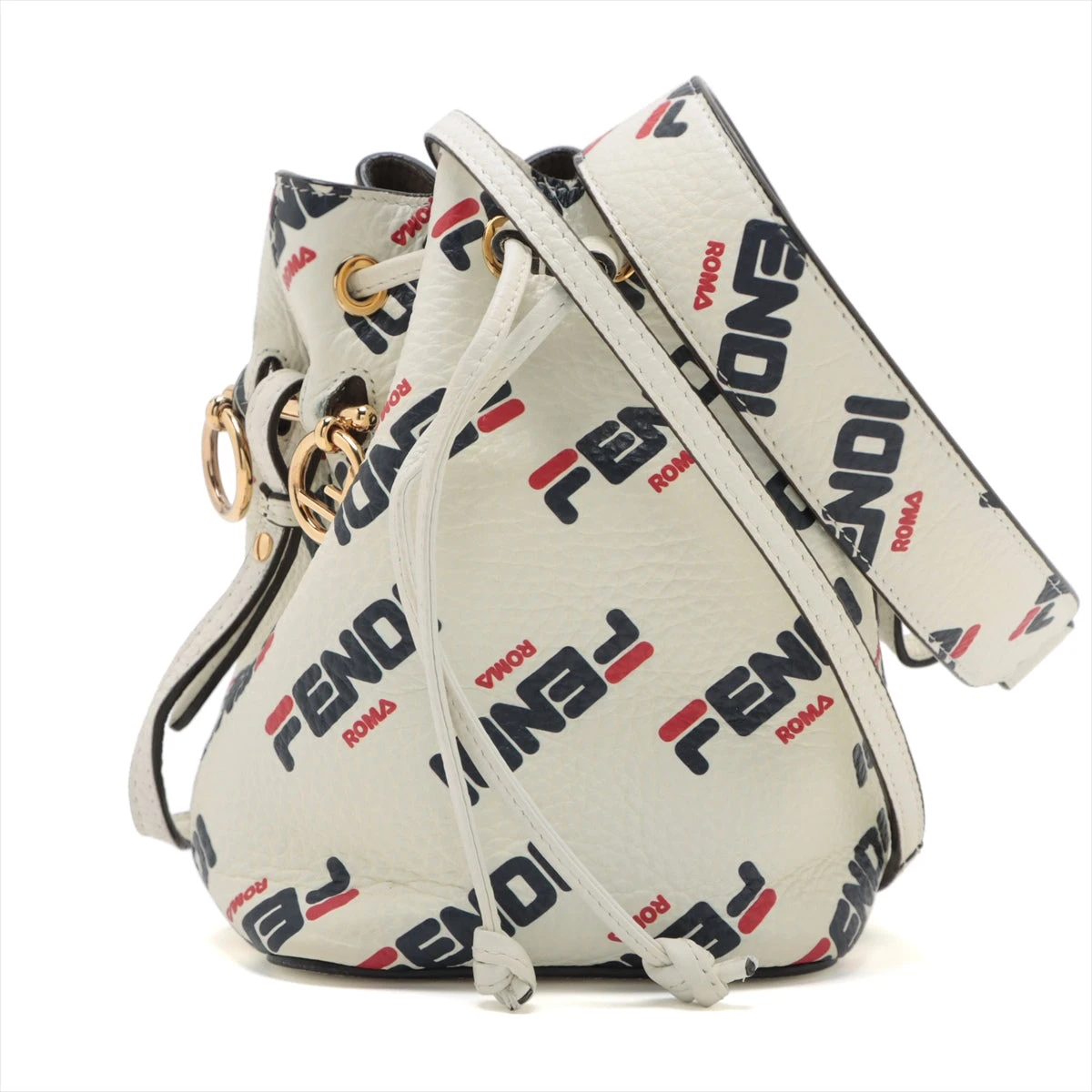 フェンディ×フィラ モントレゾール ミニ レザー 2WAYショルダーバッグ 