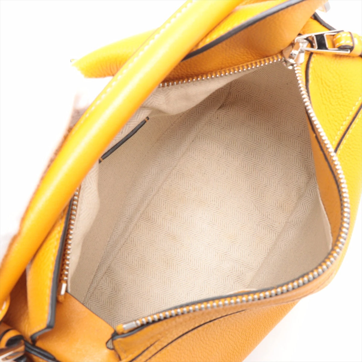 ロエベ パズルバッグ スモール レザー 2WAYハンドバッグ イエロー LOEWE ロエベ パズルバッグ スモール 2way ショルダー ハンド