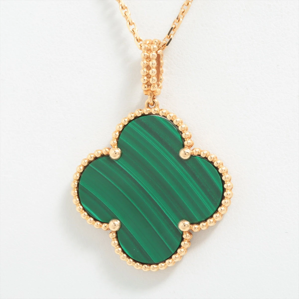 VCA マラカイト　マジックアルハンブラネックレス Van Cleef & Arpels マジックアルハンブラ マラカイト ネックレス