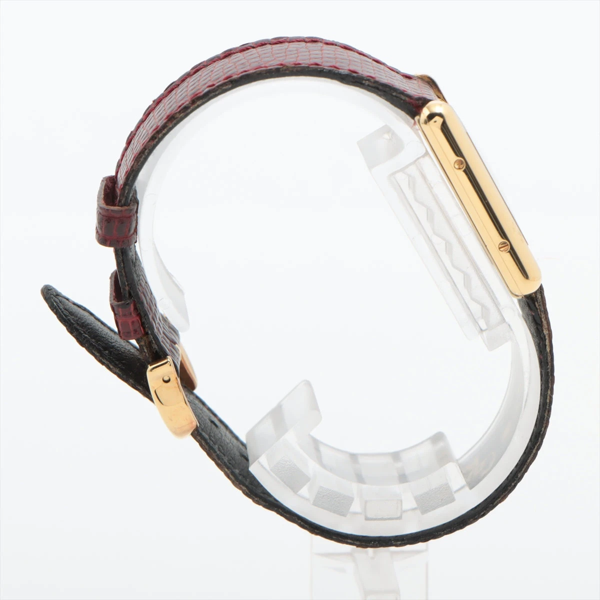 Cartier マストタンク【赤文字盤】【925】 カルティエ マストタンク 925×革 手巻き 赤文字盤 AP044123