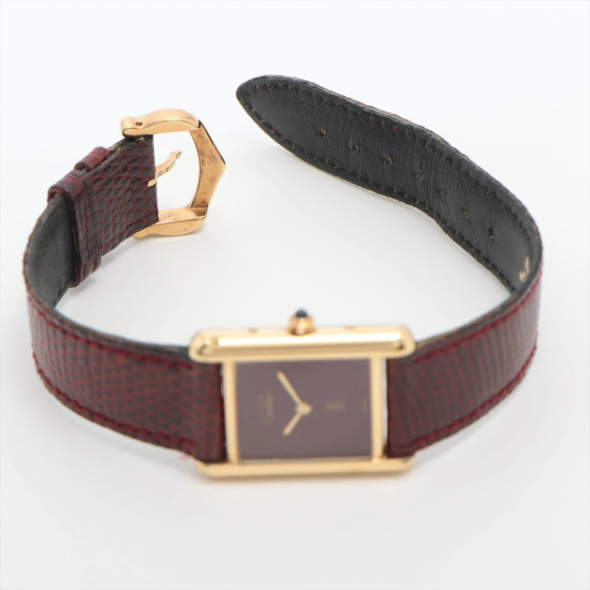 Cartier マストタンク【赤文字盤】【925】最 安 価格