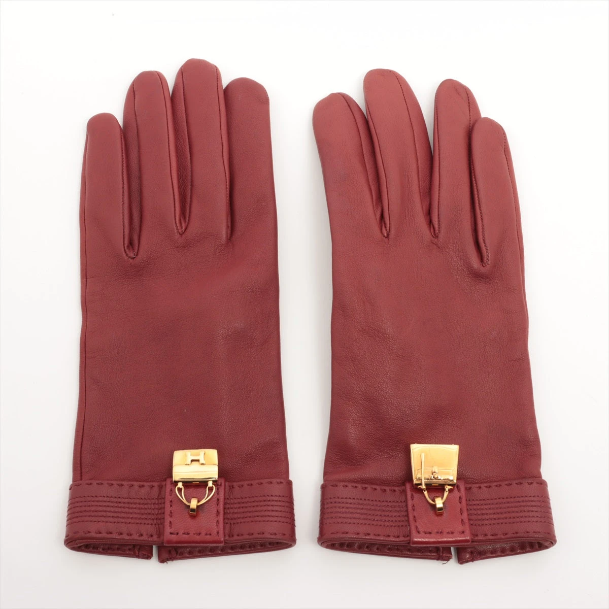 HERMES - 未使用品☆HERMES エルメス メドール レザーグローブ