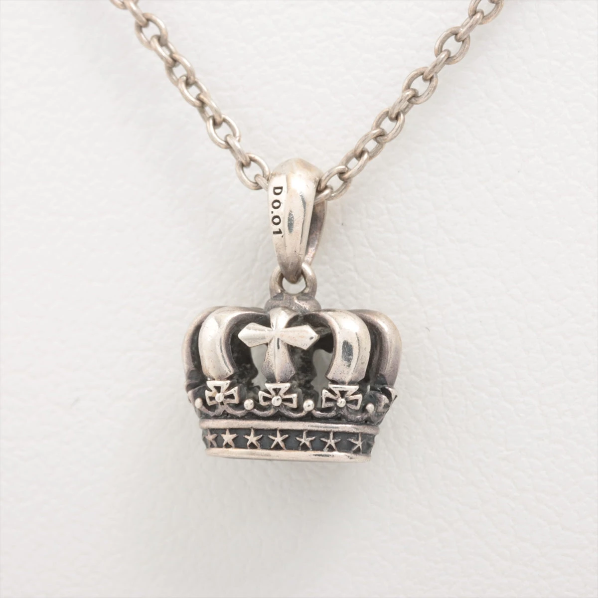 ジャスティンデイビス クラウン ネックレス 925 2.6g XB021605｜中古