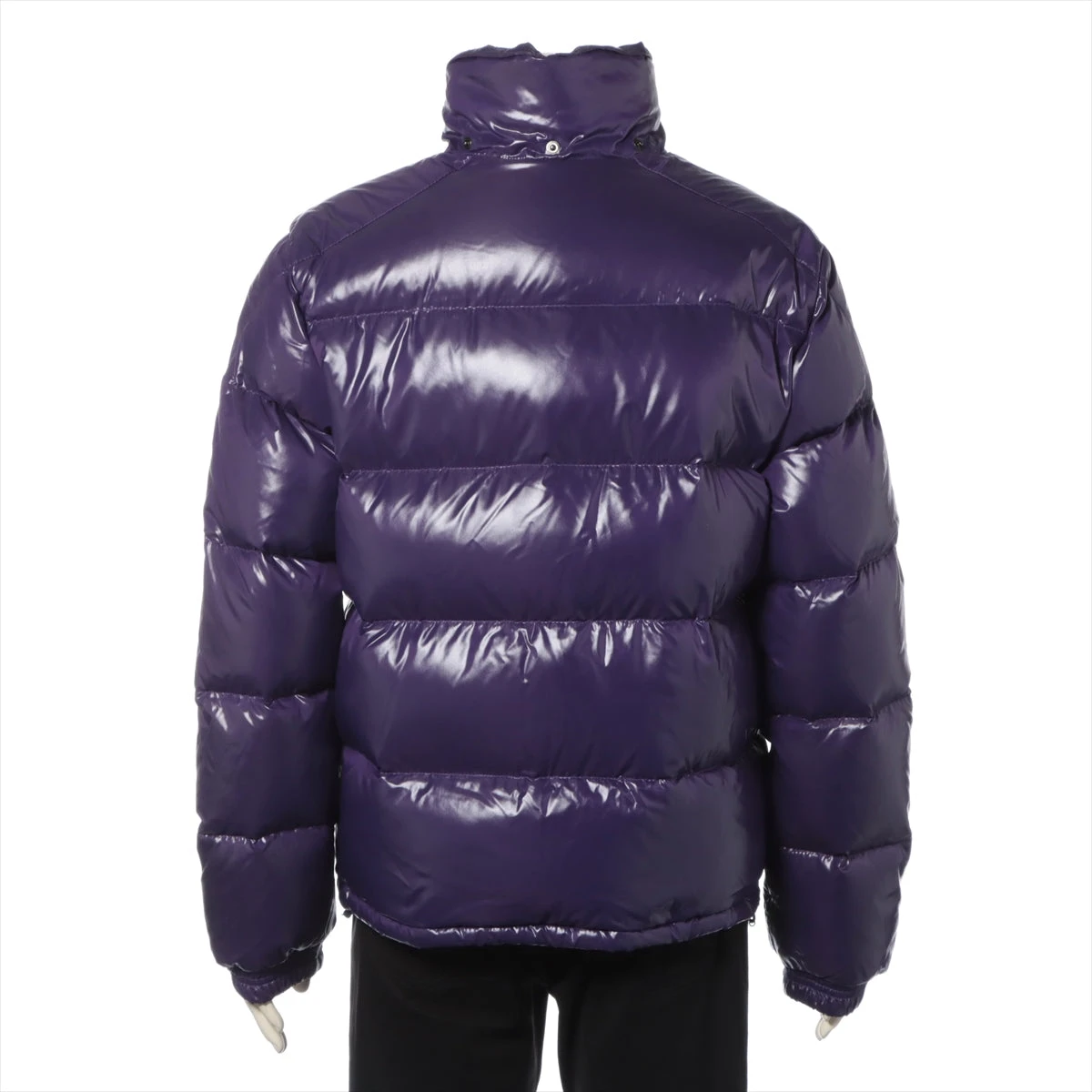 H488 美品 M モンクレール ダウンジャケット パープル メンズ モンクレール K2 08年 ナイロン ダウンジャケット 3 メンズ