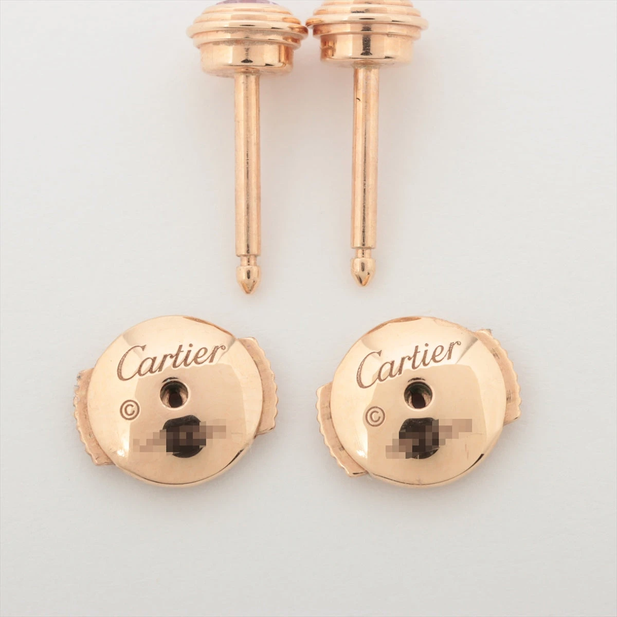 【Cartier】カルティエ ダムール ピアス ピンクサファイア カルティエ ダムール ダムールイヤリング B8043400 K18PG ピンク
