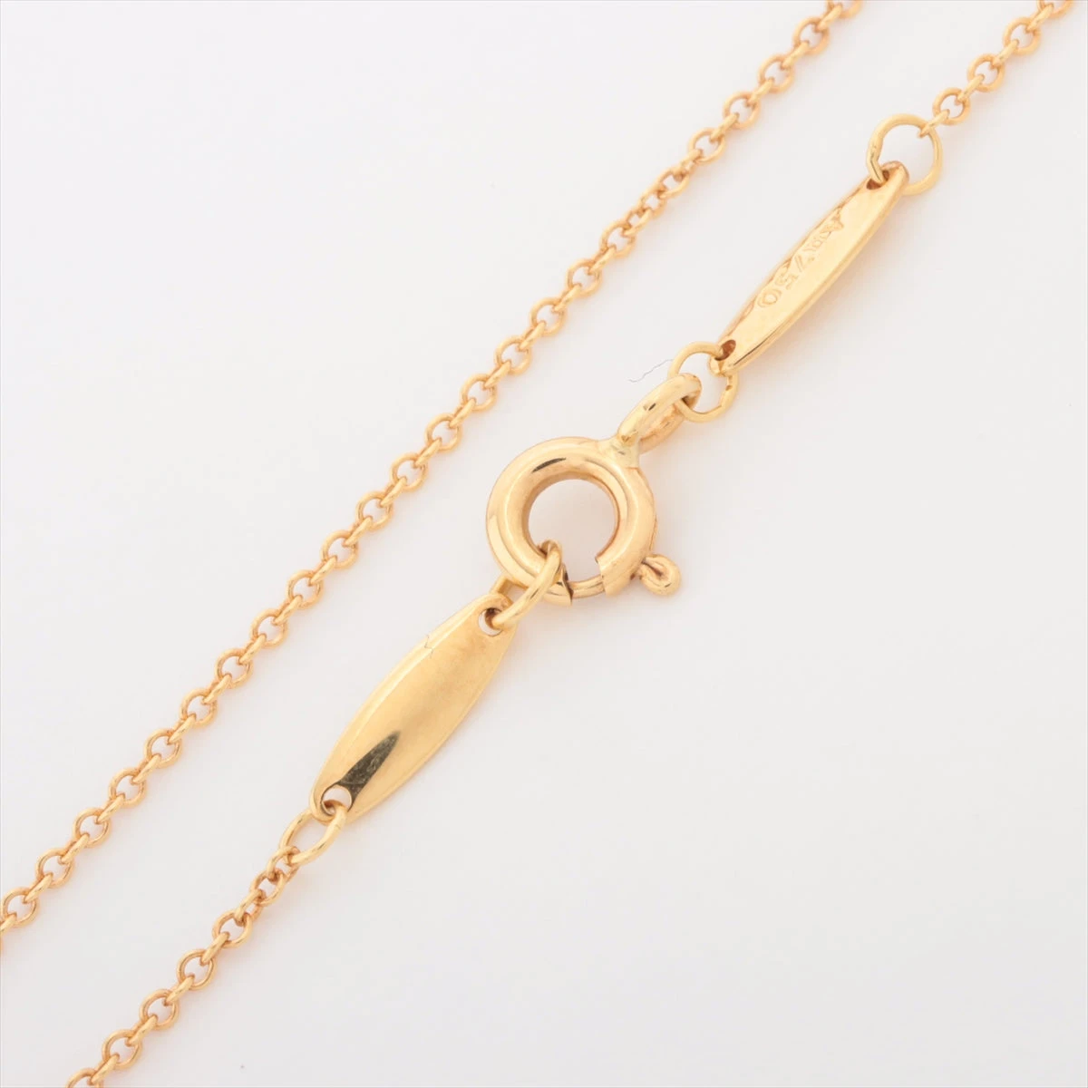 ティファニー　バイザヤードネックレス　0.14カラット　750 yg 楽天市場】T【TIFFANY.Co】 バイザヤードダイヤネックレス AU750